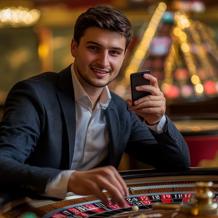 Filipino player browsing the 4jl platform on a mobile phone at home